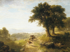 Asher Durand - River Scene | Ашер Браун Дюран