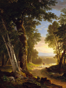 Asher Durand - The Beeches | Ашер Браун Дюран