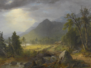 Asher Durand - The First Harvest in the Wilderness | Ашер Браун Дюран