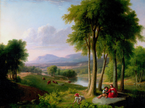 Asher Durand - View near Rutland, Vermont | Ашер Браун Дюран
