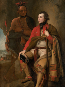 Benjamin West - Colonel Guy Johnson and Karonghyontye | Бенджамин Уэст