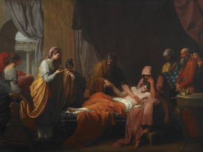 Benjamin West - Erasistratus the Physician Discovers | Бенджамин Уэст