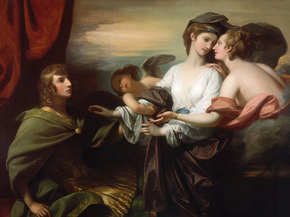 Benjamin West - Helen Brought to Paris | Бенджамин Уэст