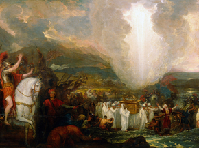 Benjamin West - Joshua passing the River Jordan with the Ark | Бенджамин Уэст