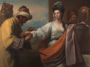 Benjamin West - Rebecca Receiving the Bracelet at the Well | Бенджамин Уэст