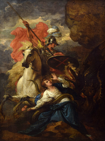 Benjamin West - St. George and the Dragon | Бенджамин Уэст