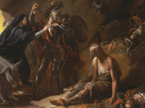 Benjamin West - The Cave of Despair | Бенджамин Уэст