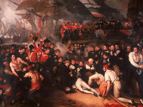 Benjamin West - The Death of Nelson | Бенджамин Уэст