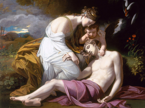 Benjamin West - Venus Lamenting the Death of Adonis | Бенджамин Уэст