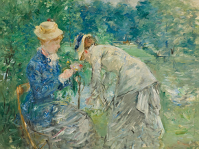 Berthe Morisot - In the Bois de Boulogne | Берта Моризо