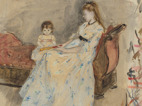 Berthe Morisot - The Artist's Sister, Edma, with Her Daughter, Jeanne | Берта Моризо