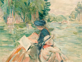 Berthe Morisot - Woman with Child on a Boat | Берта Моризо
