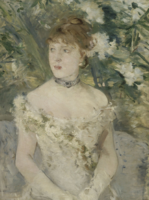 Berthe Morisot - Young Girl in a Ball Gown | Берта Моризо
