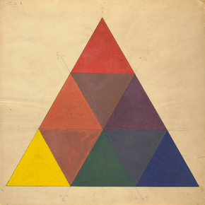 Kandinsky Wassily - Color triangle | Кандинский Василий