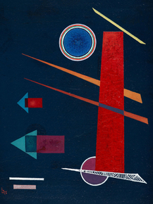 Kandinsky Wassily - Powerful Red | Кандинский Василий