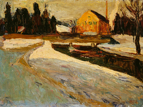 Kandinsky Wassily - Schwabing, Winter Sun | Кандинский Василий