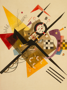 Kandinsky Wassily - Study for Auf Weiss II | Кандинский Василий
