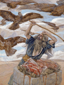 James Tissot - Abram Guarding His Sacrifice | Джеймс Тиссо James Tissot - Abram Guarding His Sacrifice | Джеймс Тиссо