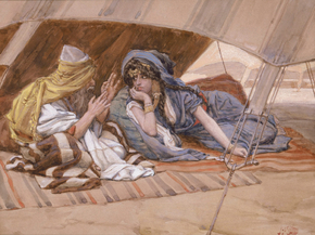 James Tissot - Abram's Counsel to Sarai | Джеймс Тиссо