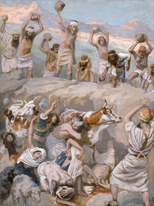 James Tissot - Achan and His Family Stoned to Death | Джеймс Тиссо James Tissot - Achan and His Family Stoned to Death | Джеймс Тиссо
