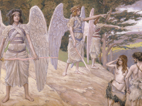 James Tissot - Adam and Eve Driven From Paradise | Джеймс Тиссо