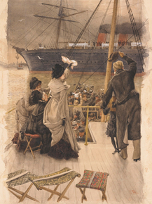 James Tissot - Goodbye on the Mersey | Джеймс Тиссо