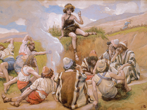 James Tissot - Joseph Reveals His Dream to His Brethren | Джеймс Тиссо