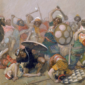 James Tissot - Joshua Destroys the Giants | Джеймс Тиссо