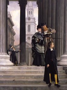 James Tissot - London Visitors | Джеймс Тиссо