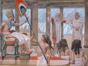 James Tissot - Moses Speaks to Pharaoh | Джеймс Тиссо