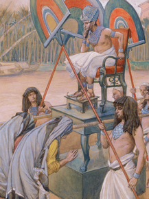 James Tissot - Pharaoh and the Midwives | Джеймс Тиссо