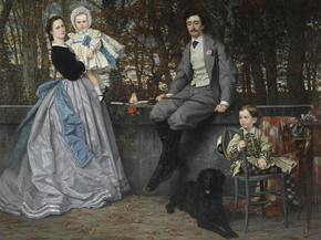James Tissot - Portrait of the Marquis and Marchioness | Джеймс Тиссо