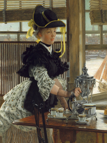 James Tissot - Tea | Джеймс Тиссо