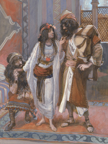 James Tissot - The Harlot of Jericho and the Two Spies | Джеймс Тиссо
