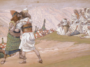 James Tissot - The Meeting of Esau and Jacob | Джеймс Тиссо