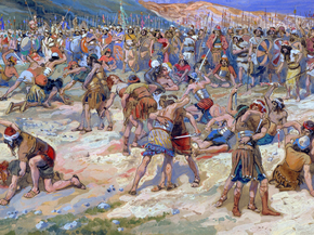 James Tissot - The Valiant of Gibeon | Джеймс Тиссо