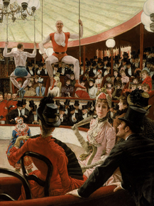 James Tissot - Women of Paris The Circus Lover | Джеймс Тиссо
