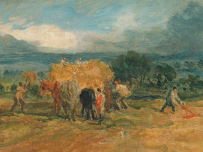 James Ward - A Harvest Scene with Workers Loading Hay | Джеймс Уорд