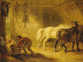 James Ward - Interior of a Stable | Джеймс Уорд