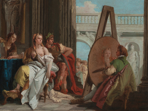 Giovanni Battista Tiepolo - Alexander the Great and Campaspe | Джованни Баттиста Тьеполо