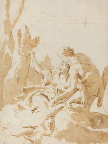 Giovanni Battista Tiepolo - Angelica and Medoro | Джованни Баттиста Тьеполо