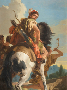 Giovanni Battista Tiepolo - Hunter on Horseback | Джованни Баттиста Тьеполо