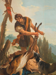 Giovanni Battista Tiepolo - Hunter with Deer | Джованни Баттиста Тьеполо