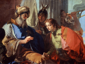 Giovanni Battista Tiepolo - Joseph receiving Pharaoh's Ring | Джованни Баттиста Тьеполо