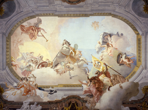 Giovanni Battista Tiepolo - Nuptial Allegory | Джованни Баттиста Тьеполо