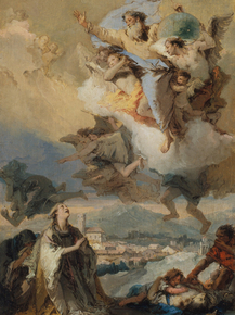 Giovanni Battista Tiepolo - Saint Thecla Praying | Джованни Баттиста Тьеполо