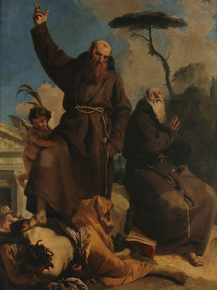 Giovanni Battista Tiepolo - St. Giuseppe da Leonessa | Джованни Баттиста Тьеполо