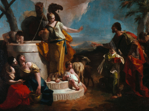 Giovanni Battista Tiepolo - The Meeting of Eliezer and Rebecca | Джованни Баттиста Тьеполо