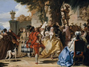 Giovanni Domenico Tiepolo - A Dance in the Country | Джованни Доменико Тьеполо