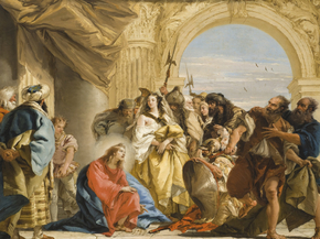 Giovanni Domenico Tiepolo - Christ and the Woman Taken in Adultery | Джованни Доменико Тьеполо
